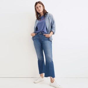 SALE Madewell Cali demi boot ripped hem